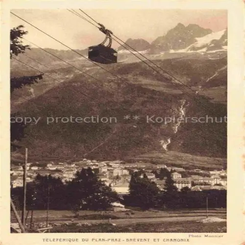 AK / Ansichtskarte Brevent Le Chamonix-Mont-Blanc 74 Haute-Savoie Teleferique du Plan Praz 