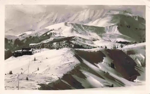 AK / Ansichtskarte Megeve 74 Haute-Savoie Le Mont d'Arbois Le Col d'Arbois et la Chaine des Aravis dans les nuages