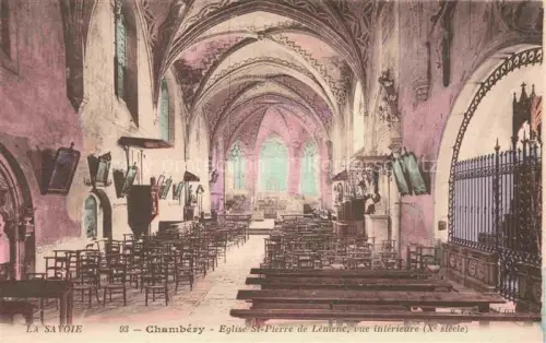 AK / Ansichtskarte CHAMBERY 73 Savoie Eglise St Pierre de Lemene vue interieure