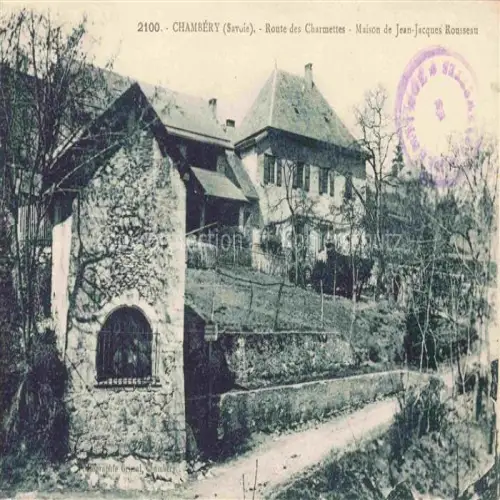 AK / Ansichtskarte CHAMBERY 73 Savoie Route des Charmettes Maison de Jean Jaques Rousseau
