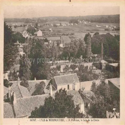 AK / Ansichtskarte L Ile de Noirmoutier Sables-d Olonne 85 Vendee A l'horizon le bois de la Chaize