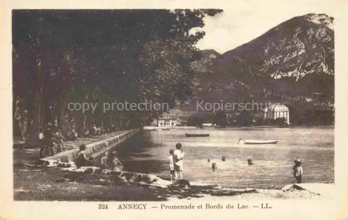AK / Ansichtskarte ANNECY 74 Haute-Savoie Promenade et Bords du Lac