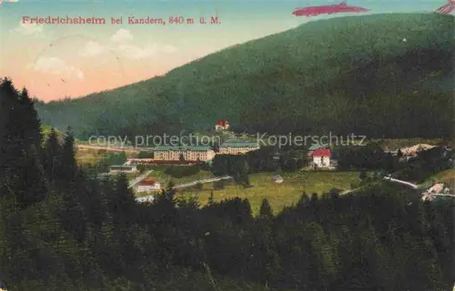 AK / Ansichtskarte Marzell Malsburg-Marzell Kandern BW Friedrichsheim Schwarzwald