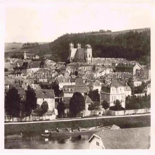 AK / Ansichtskarte Saint-Mihiel 55 Meuse Panorama Quartier de la Halle Eglises Hôpital Massif des Abasseaux