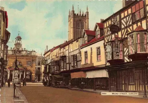 AK / Ansichtskarte Ludlow  UK Broad Street