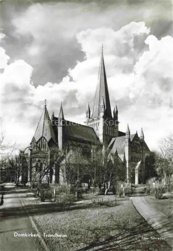 AK / Ansichtskarte Trondheim Trondhjem Norge Domkirken
