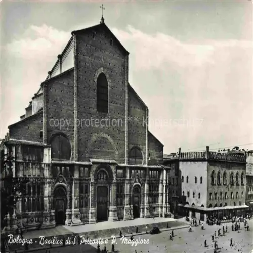 AK / Ansichtskarte BOLOGNA IT Basilica di San Petronio e Piazza Maggiore