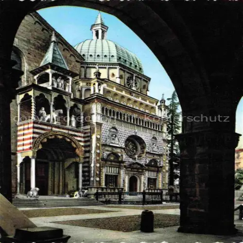 AK / Ansichtskarte BERGAMO Lombardia IT Basilica di Santa Maria Maggiore e Cappella Colleoni