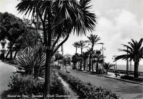AK / Ansichtskarte SANREMO San Remo Liguria IT Corso Imperatrice Riviera dei Fiori