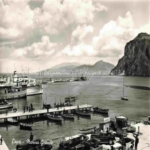 AK / Ansichtskarte CAPRI Golfo di Napoli Campania IT Marina Grande