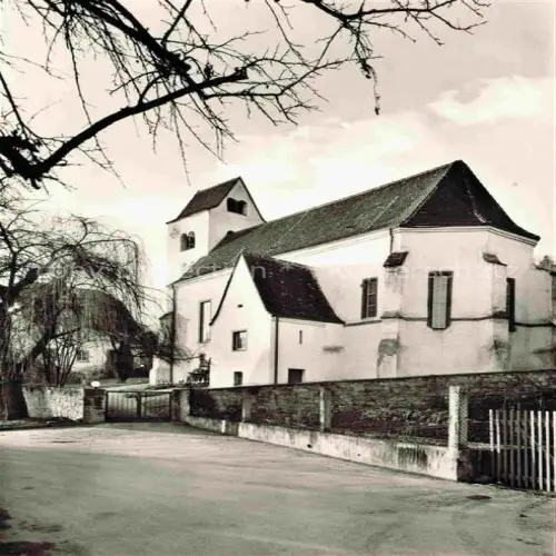 AK / Ansichtskarte Niedereggenen Evangelische Kirche 15. Jhdt.