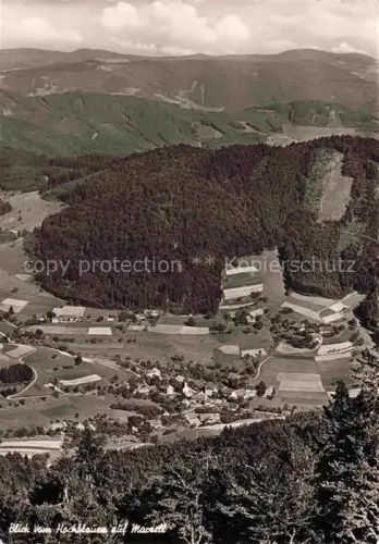 AK / Ansichtskarte Marzell Malsburg-Marzell Kandern BW Panorama Blick vom Hochblauen ins Tal Schwarzwald