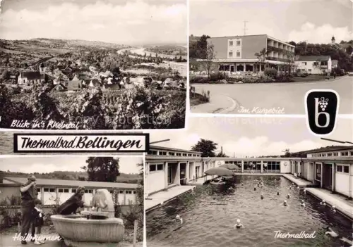 AK / Ansichtskarte Bad Bellingen Panorama Blick ins Rheintal Kurgebiet Heilbrunnen Thermalbad