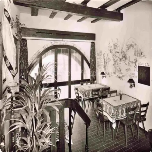 AK / Ansichtskarte Kandern Baden BW Historisches Gasthaus zur Weserei Gastraum