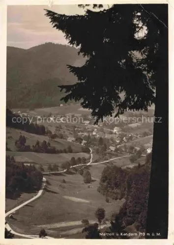 AK / Ansichtskarte Marzell Malsburg-Marzell Kandern BW Panorama Blick ins Tal Schwarzwald