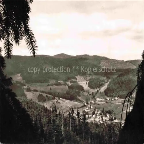 AK / Ansichtskarte Marzell Malsburg-Marzell Kandern BW Panorama Schwarzwald