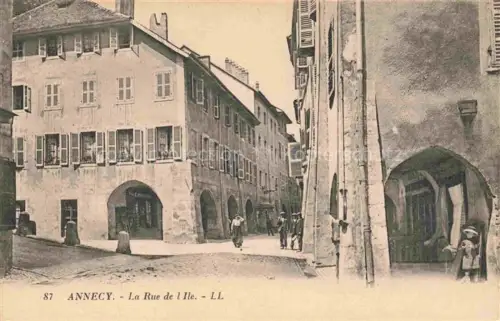 AK / Ansichtskarte ANNECY 74 Haute-Savoie La Rue de l'Ile