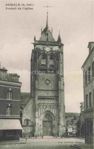 AK / Ansichtskarte Aumale DIEPPE 76 Seine-Maritime Portail de l'Eglise