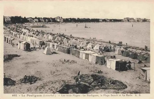 AK / Ansichtskarte LE POULIGUEN Saint-Nazaire 44 Loire-Atlantique Les trois Plages 