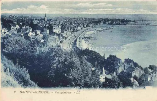 AK / Ansichtskarte SAINTE-ADREssE LE HAVRE 76 Seine-Maritime Vue generale