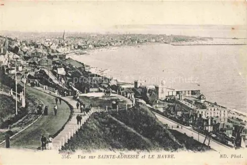 AK / Ansichtskarte SAINTE-ADREssE LE HAVRE 76 Seine-Maritime Vue generale