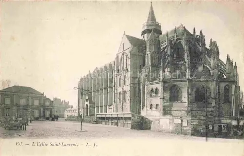 AK / Ansichtskarte Eu DIEPPE 76 Seine-Maritime Eglise Saint Laurent