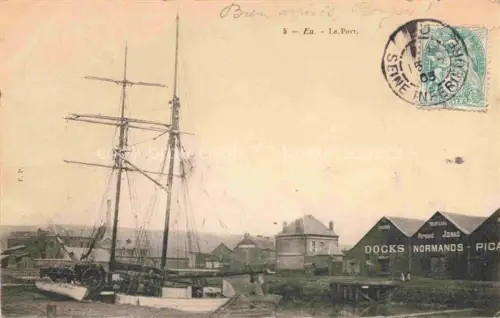 AK / Ansichtskarte Eu DIEPPE 76 Seine-Maritime Le Port