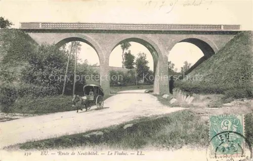 AK / Ansichtskarte Eu DIEPPE 76 Seine-Maritime Route de Neufchatel Le Viaduc