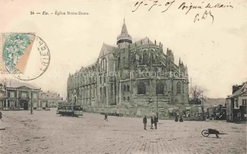 AK / Ansichtskarte Eu DIEPPE 76 Seine-Maritime Eglise Notre Dame
