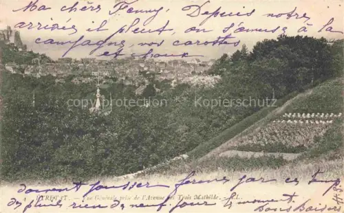 AK / Ansichtskarte ETRETAT LE HAVRE 76 Seine-Maritime Vue generale prise de l'Avenue des Trois Mathilde