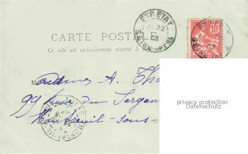 AK / Ansichtskarte ETRETAT LE HAVRE 76 Seine-Maritime Vue generale prise de l'Avenue des Trois Mathilde