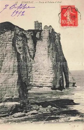 AK / Ansichtskarte ETRETAT LE HAVRE 76 Seine-Maritime Porte et Falaise d'Aval