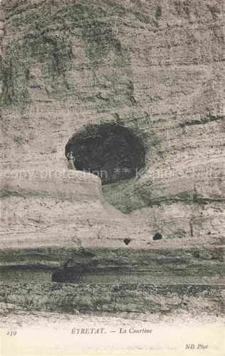 AK / Ansichtskarte ETRETAT LE HAVRE 76 Seine-Maritime La Courtine