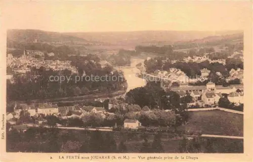 AK / Ansichtskarte La Ferte-sous-Jouarre Meaux 77 Seine-et-Marne Vue generale prise de la Dhuys