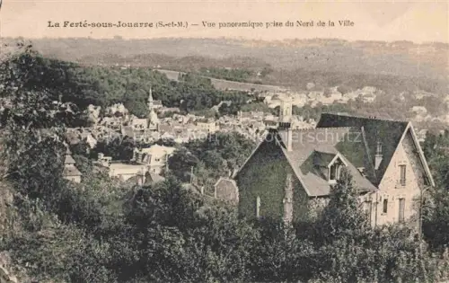 AK / Ansichtskarte La Ferte-sous-Jouarre Meaux 77 Seine-et-Marne Vue panoramique prise du Nord de la Ville
