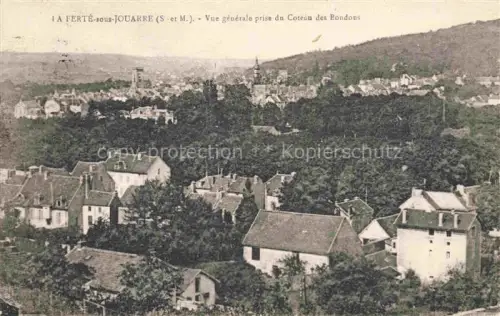 AK / Ansichtskarte La Ferte-sous-Jouarre Meaux 77 Seine-et-Marne Vue generale prise du Coteau des Bondons