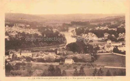AK / Ansichtskarte La Ferte-sous-Jouarre Meaux 77 Seine-et-Marne Vue generale prise de la Dhuys