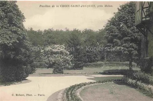 AK / Ansichtskarte Croix-Saint-Jacques Melun 77 Seine-et-Marne Pavillon Parc