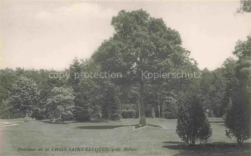 AK / Ansichtskarte Croix-Saint-Jacques Melun 77 Seine-et-Marne Pavillon Parc
