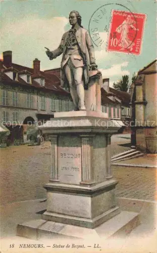 AK / Ansichtskarte Nemours 77 Seine-et-Marne Statue de Bezout