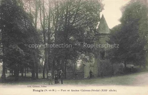 AK / Ansichtskarte Nangis Provins 77 Seine-et-Marne Parc et Ancien Chateau Feodal