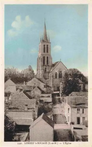 AK / Ansichtskarte Lorrez-le-Bocage-Preaux Fontainebleau 77 Seine-et-Marne Eglise