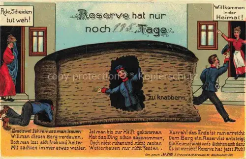 AK / Ansichtskarte Reserve-Division Militaria Soldaten 