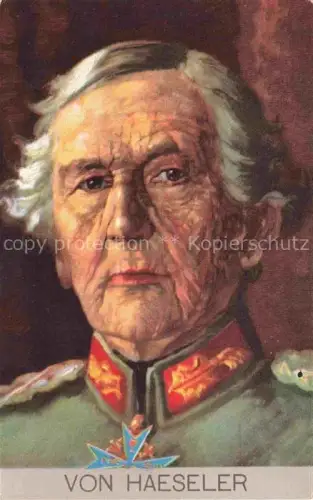 AK / Ansichtskarte HAESELER von General Militaria Stab Generaele Deutschland 