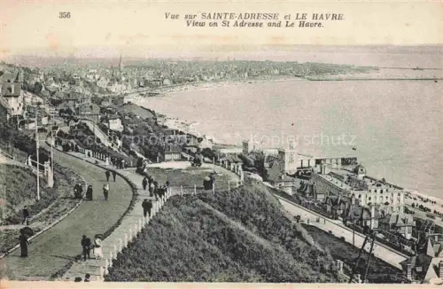 AK / Ansichtskarte SAINTE-ADREssE LE HAVRE 76 Seine-Maritime View on St Adresse and Le Havre