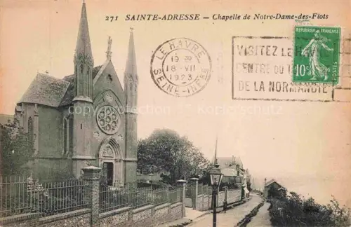 AK / Ansichtskarte SAINTE-ADREssE LE HAVRE 76 Seine-Maritime Chapelle de Notre Dame des Flots