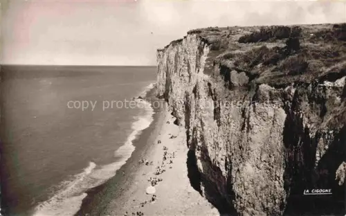 AK / Ansichtskarte Veules-les-Roses Dieppe 76 Seine-Maritime Les falaises d'amont