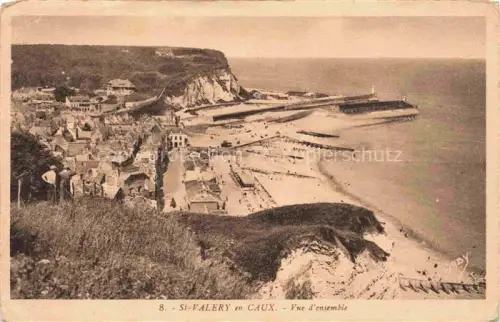 AK / Ansichtskarte St-Valery-en-Caux Saint-Valery-en-Caux DIEPPE 76 Seine-Maritime Vue d'ensemble