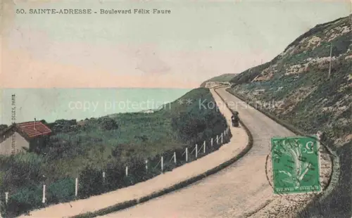 AK / Ansichtskarte SAINTE-ADREssE LE HAVRE 76 Seine-Maritime Boulevard Felix Faure