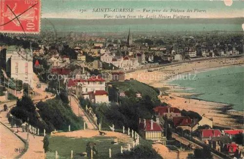AK / Ansichtskarte SAINTE-ADREssE LE HAVRE 76 Seine-Maritime Vue prise du Plateau des Phares